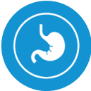 small icon representing GI cancer